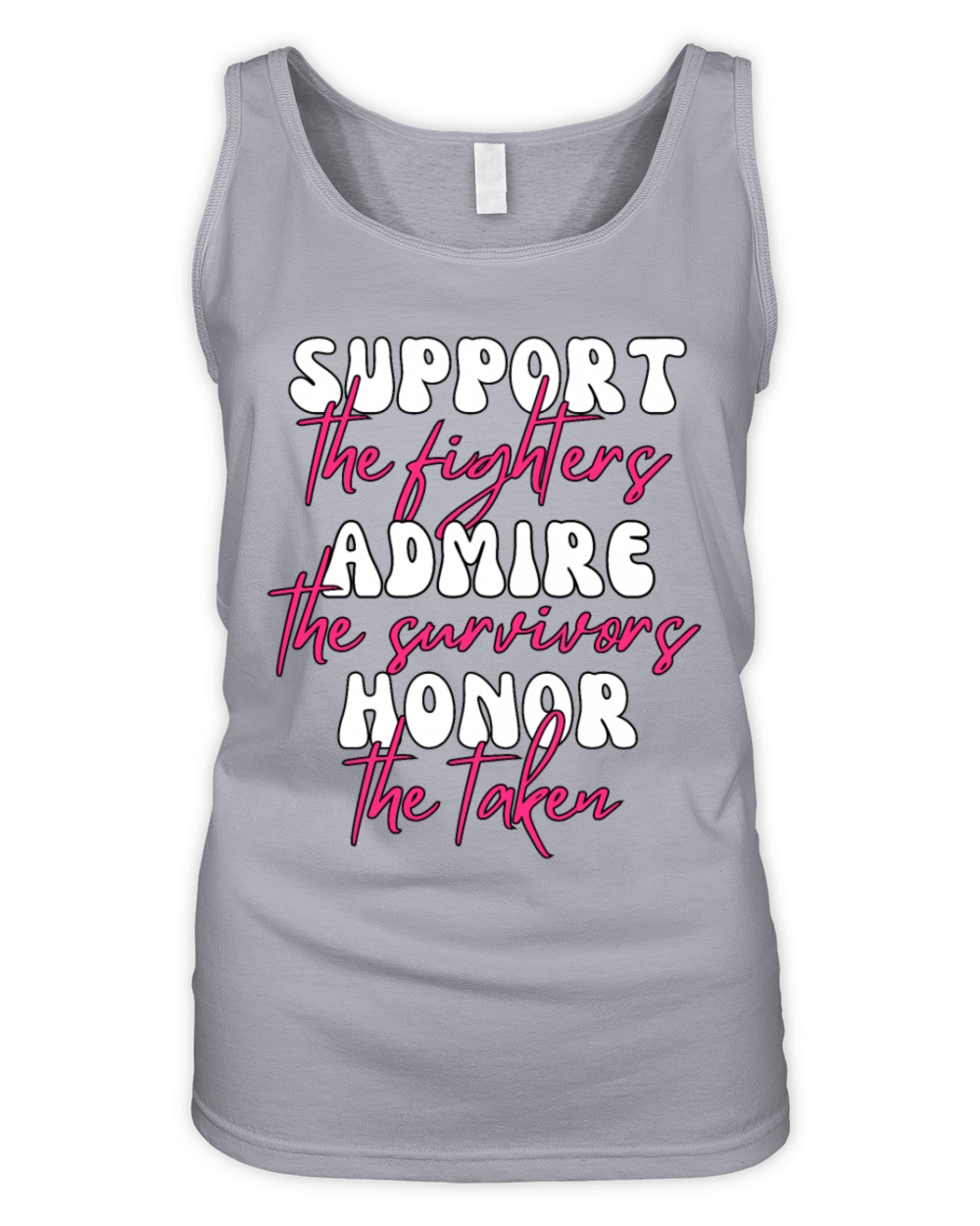 Support The Fighters Admire The Survivors Organic Women's Tank Top