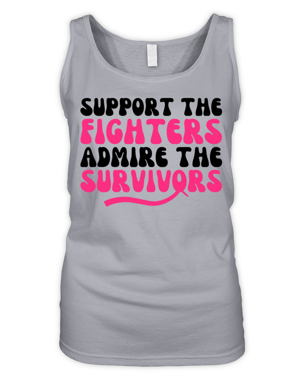 Support The Fighters Admire The Survivors Organic Women's Tank Top