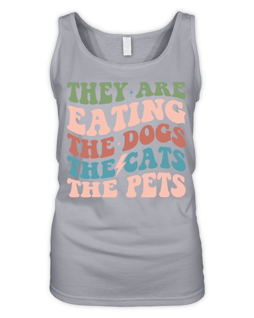 They Are Eating The Dogs The Cats The Pets Organic Women's Tank Top