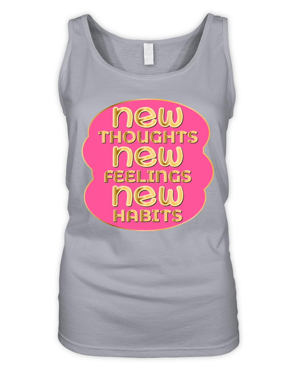 THOUGHTS FEELINGS HABITS Organic Women's Tank Top