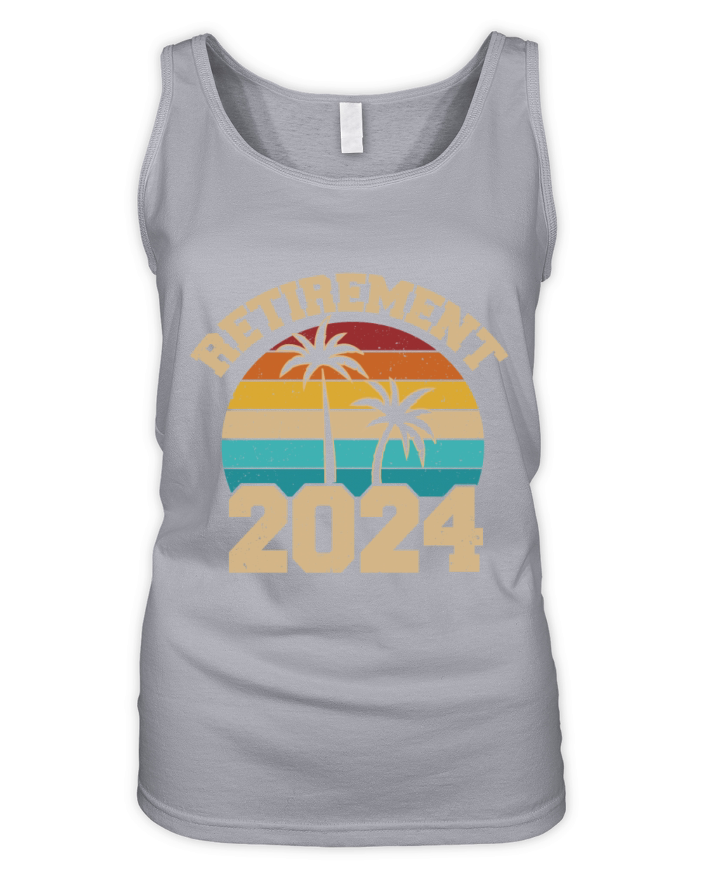 vintage Retirement 2024 not my problem anymore Organic Women's Tank Top