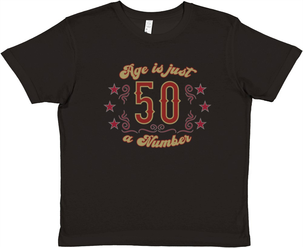 50th birthday vintage just one number Premium Kids Crewneck T-shirt