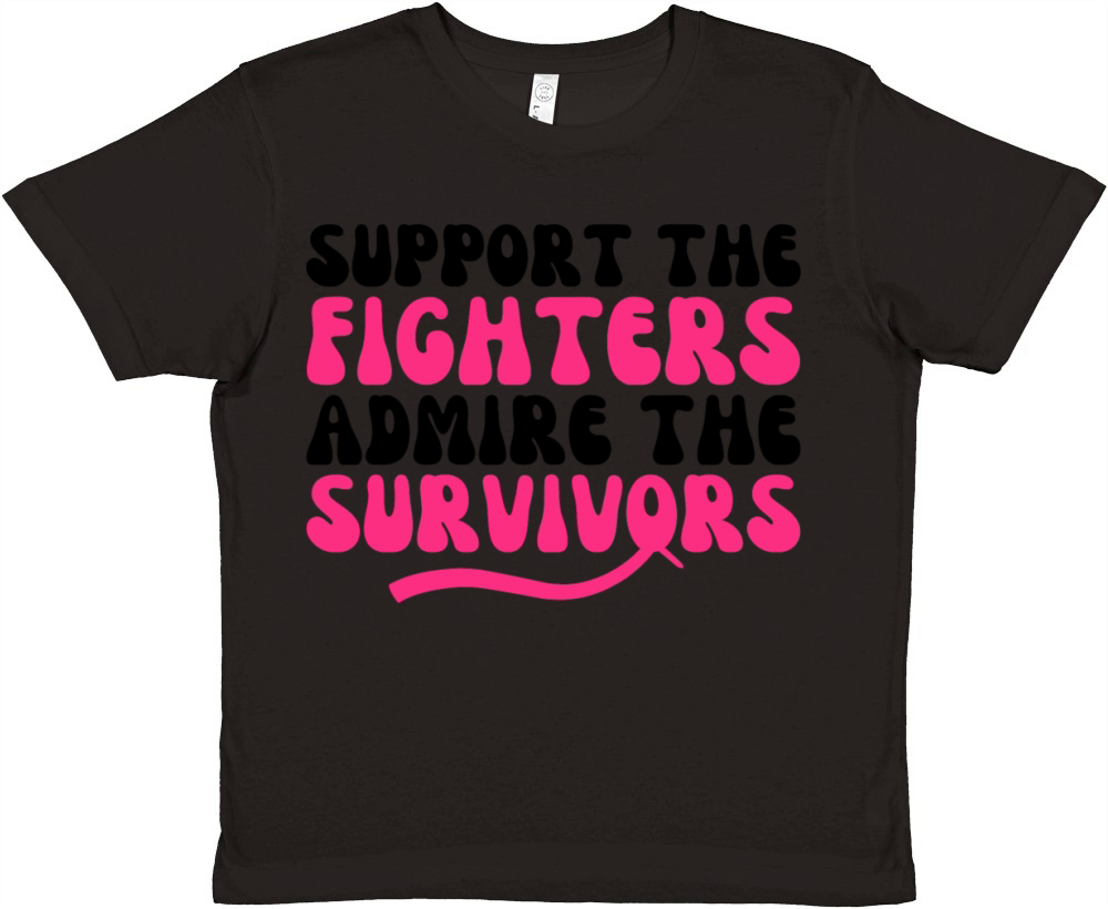 Support The Fighters Admire The Survivors Premium Kids Crewneck T-shirt