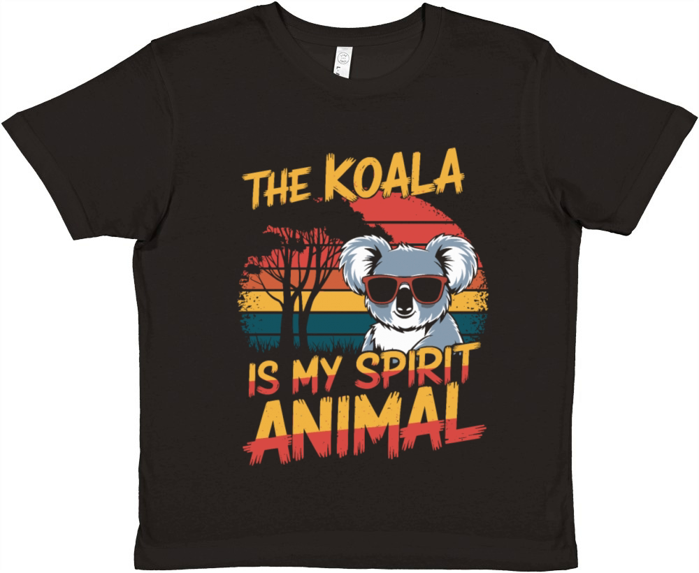 The Koala Is My Spirit Animal Premium Kids Crewneck T-shirt