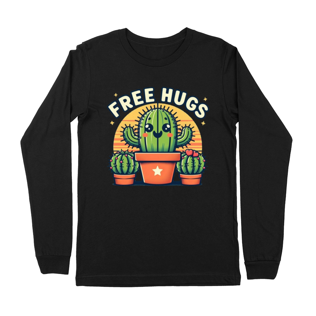 Cactus Free Hugs Premium Long Sleeve
