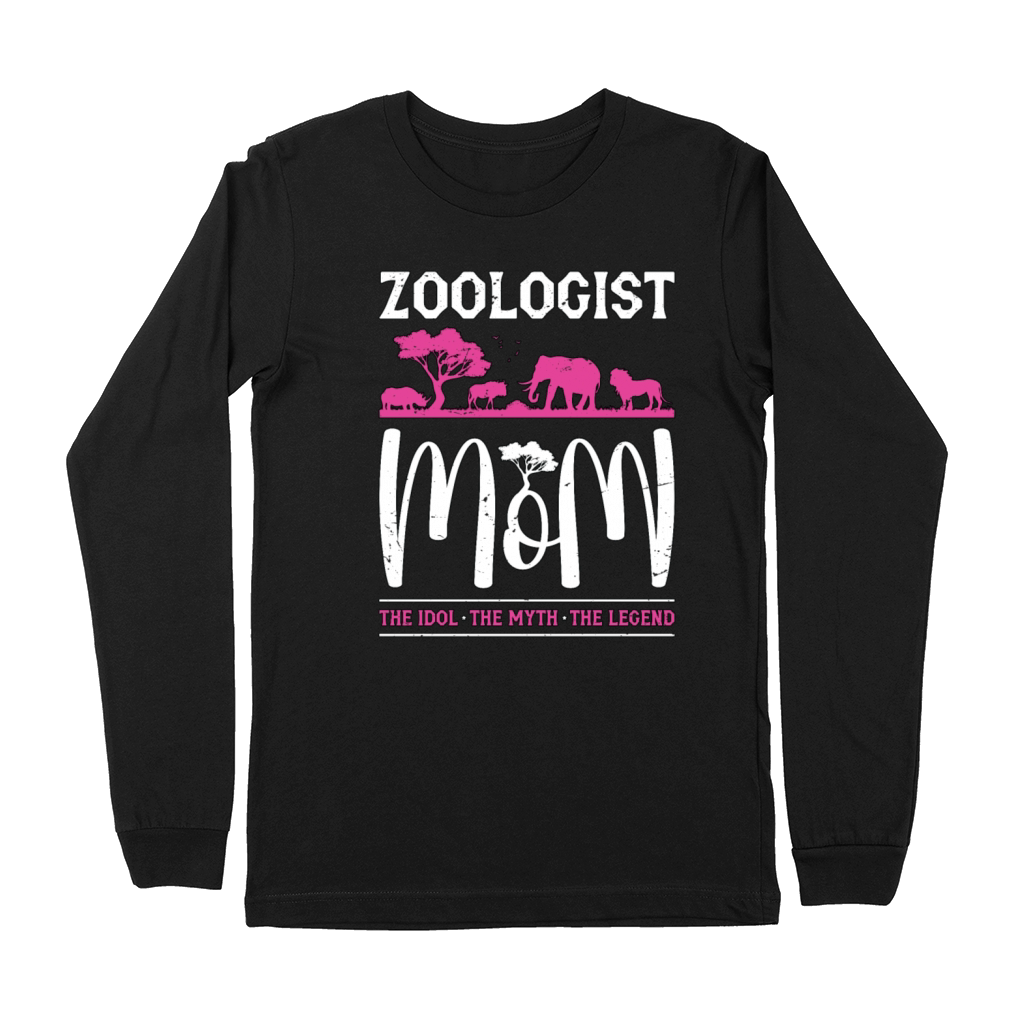 Zoologist Mom The Idol The Myth The Ornithologist Premium Long Sleeve