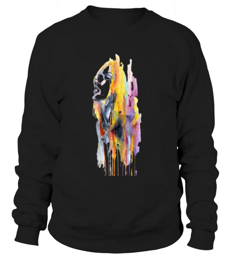 Women Watercolor Painting Sweatshirt Unisex