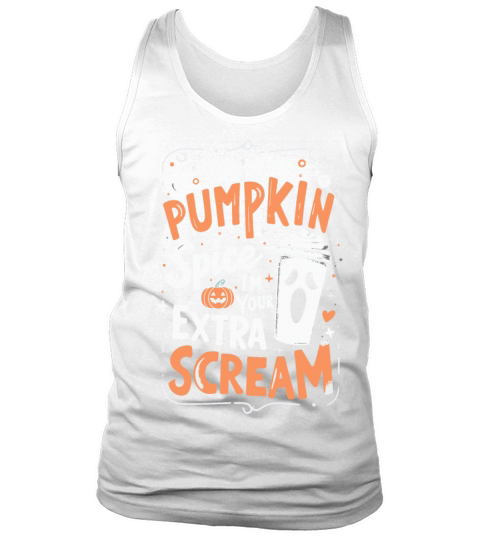 Pumpkin Spice and Screams - Halloween Couples Tank Top Unisex