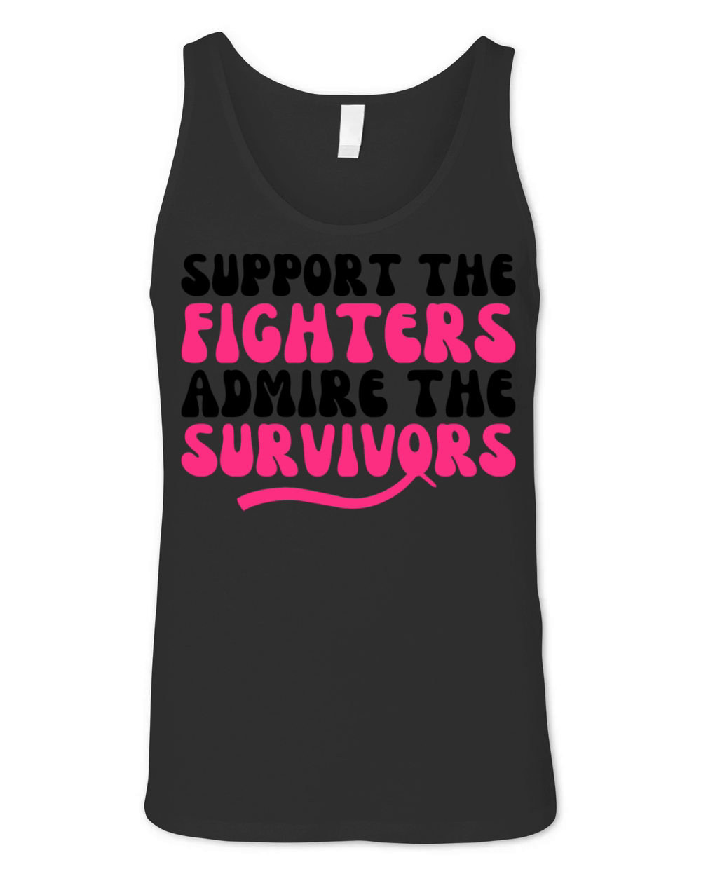 Support The Fighters Admire The Survivors Unisex Jersey Tank