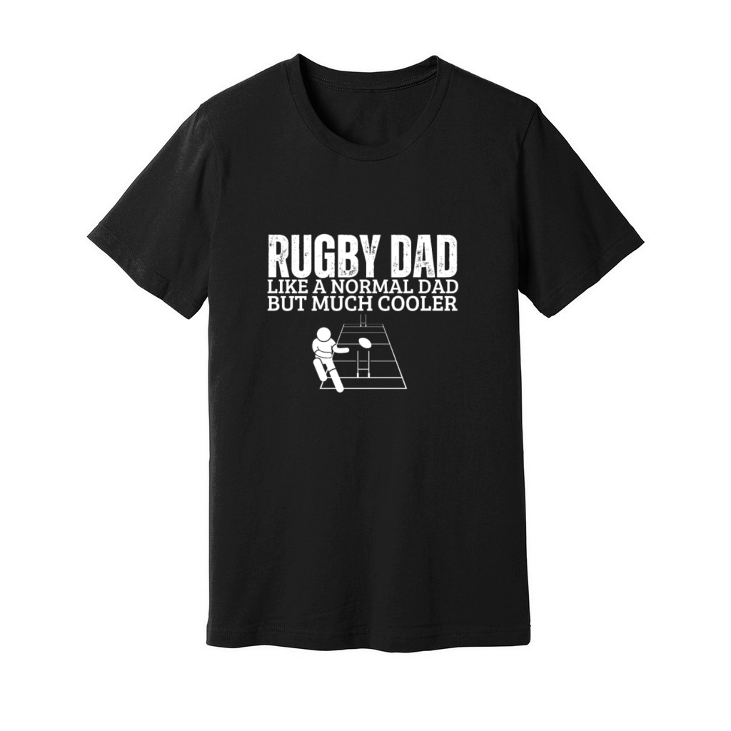 Rugby Dad Father Quote Funny Rugby Player Unisex Jersey Tee