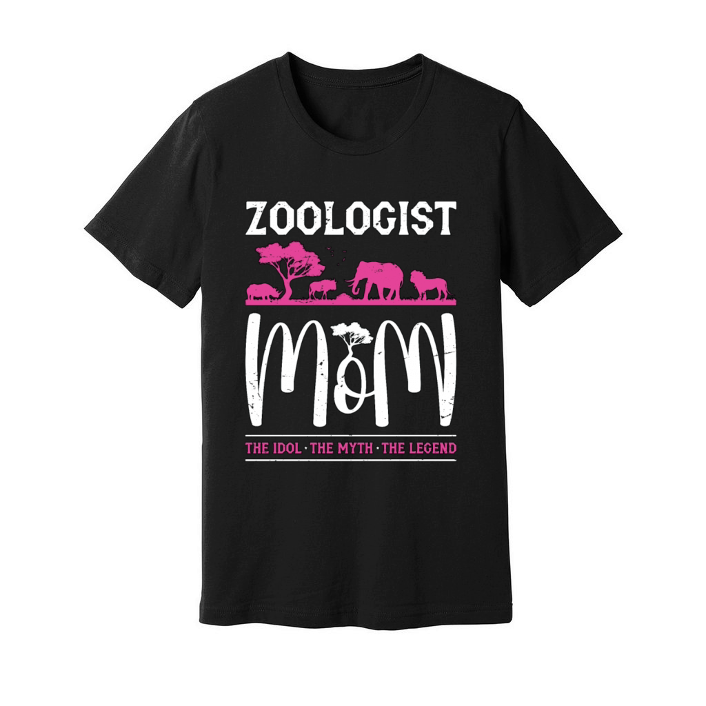 Zoologist Mom The Idol The Myth The Ornithologist Unisex Jersey Tee