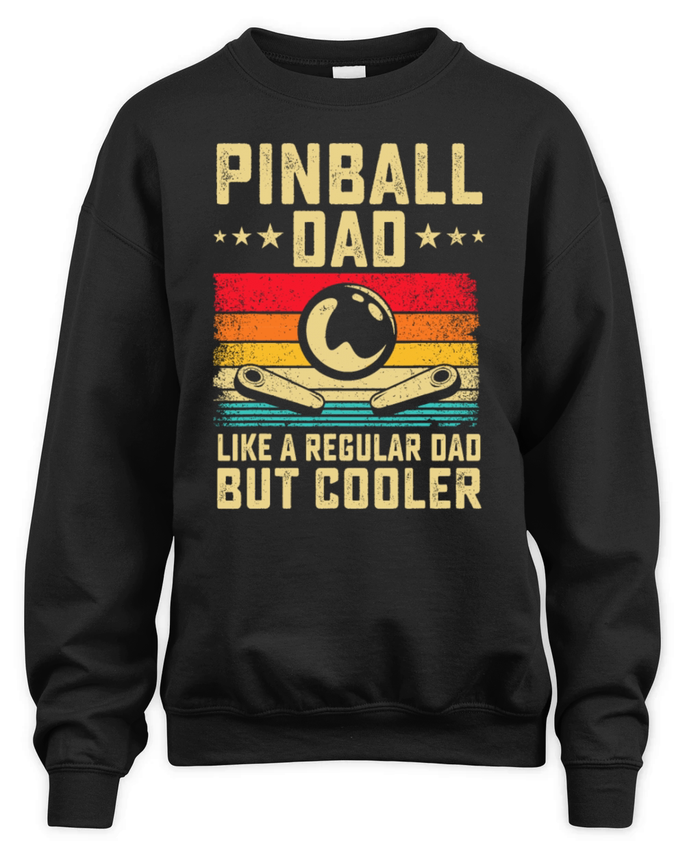 Pinball Dad Like Regular Dad But Cooler Father Unisex Premium Crewneck Sweatshirt