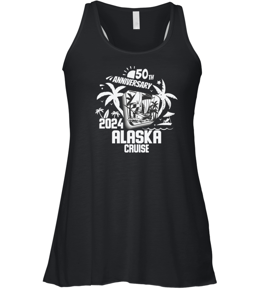 50th Anniversary Alaska Cruise 2024 Women's Flowy Tank Top