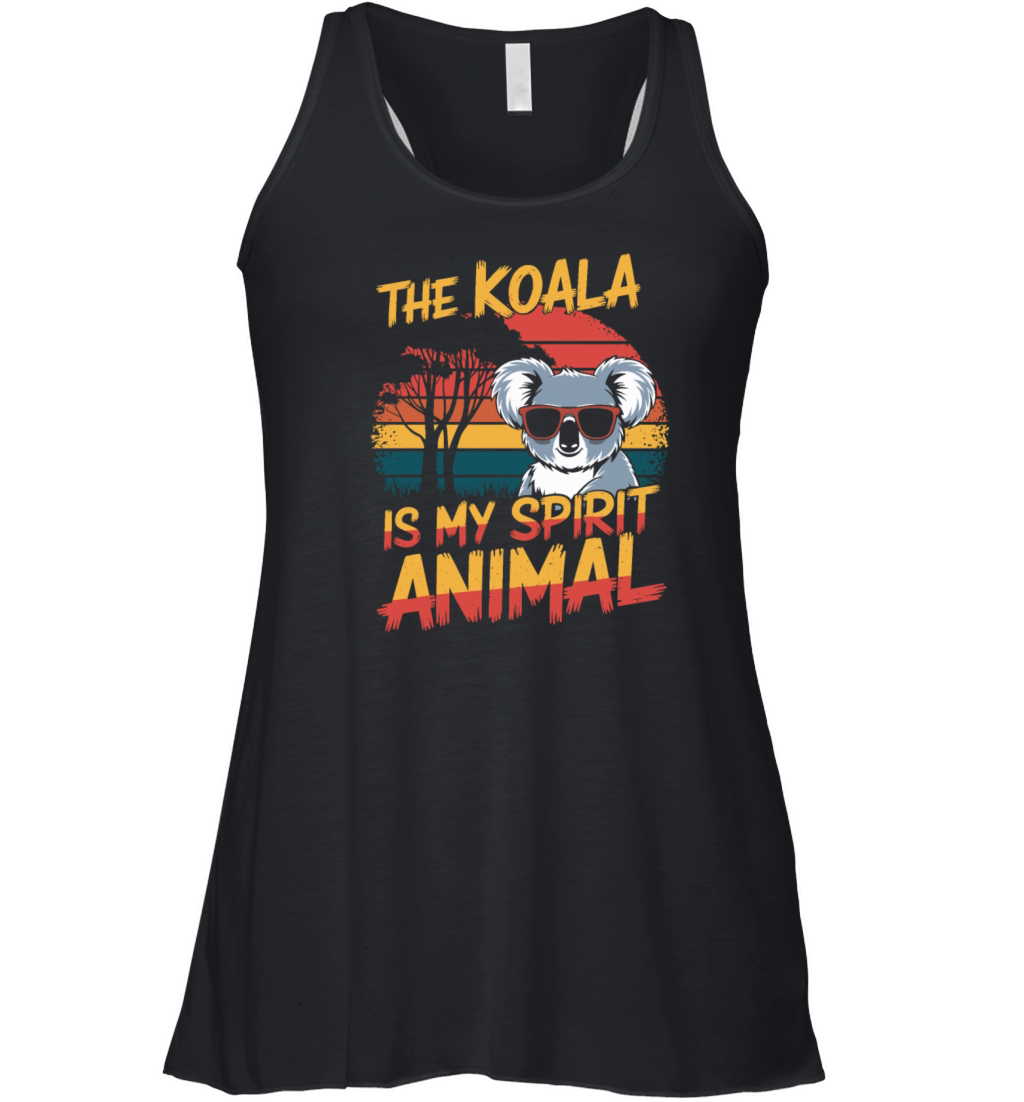 The Koala Is My Spirit Animal Women's Flowy Tank Top