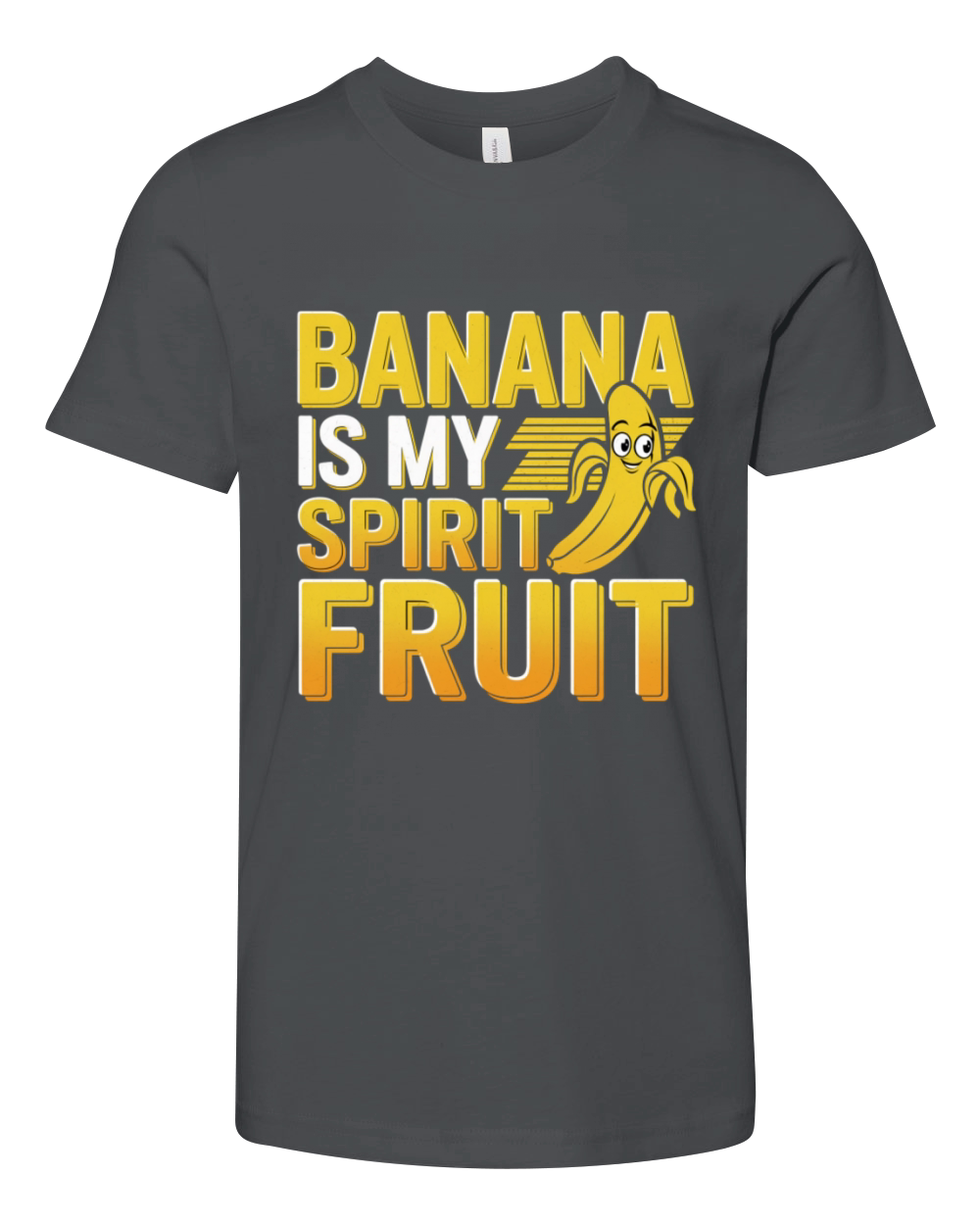 Banana Is My Spirit Fruit 6 Youth Unisex Jersey Tee