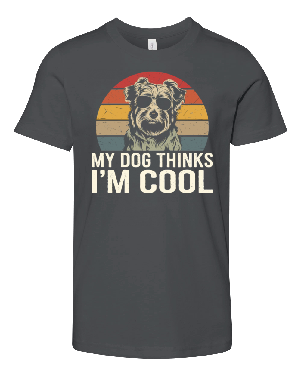 Havanese Dog My Dog Thinks Im Cool Youth Unisex Jersey Tee