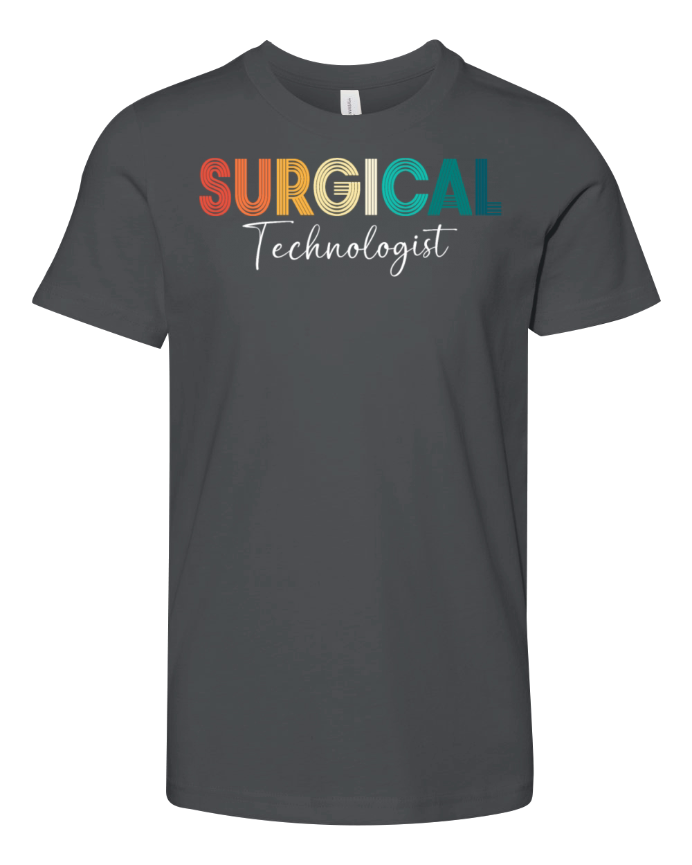 Retro 80s Vintage Surgical Technologist Youth Unisex Jersey Tee