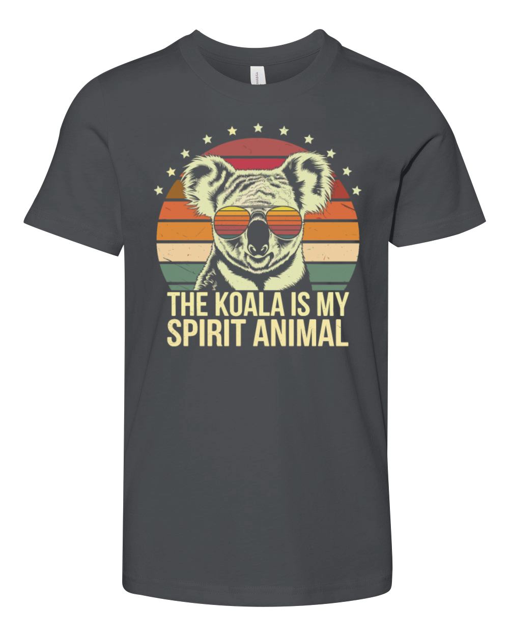The Koala Is My Spirit Animal Retro Style Youth Unisex Jersey Tee