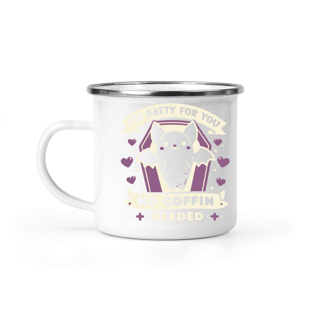 Batty About You - Funny Halloween Couples Camping Mug