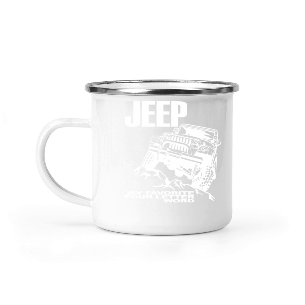 F Bomb Vintage Camping Mug