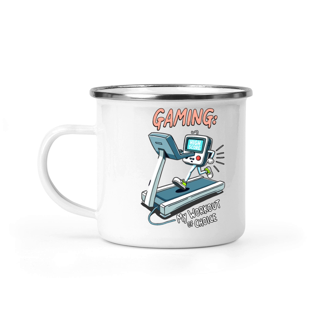 Gaming Workout - My Workout of Choice Humor Camping Mug