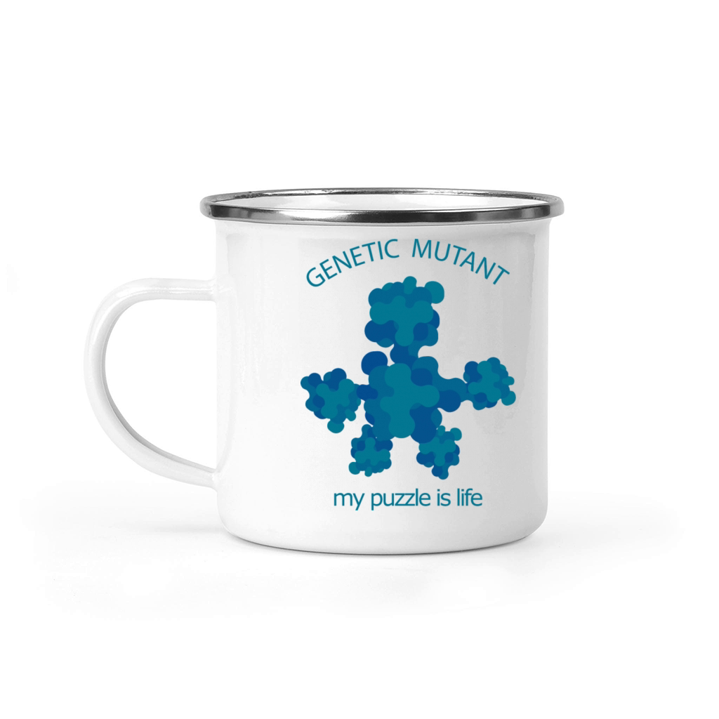 My Puzzle Is Life Camping Mug