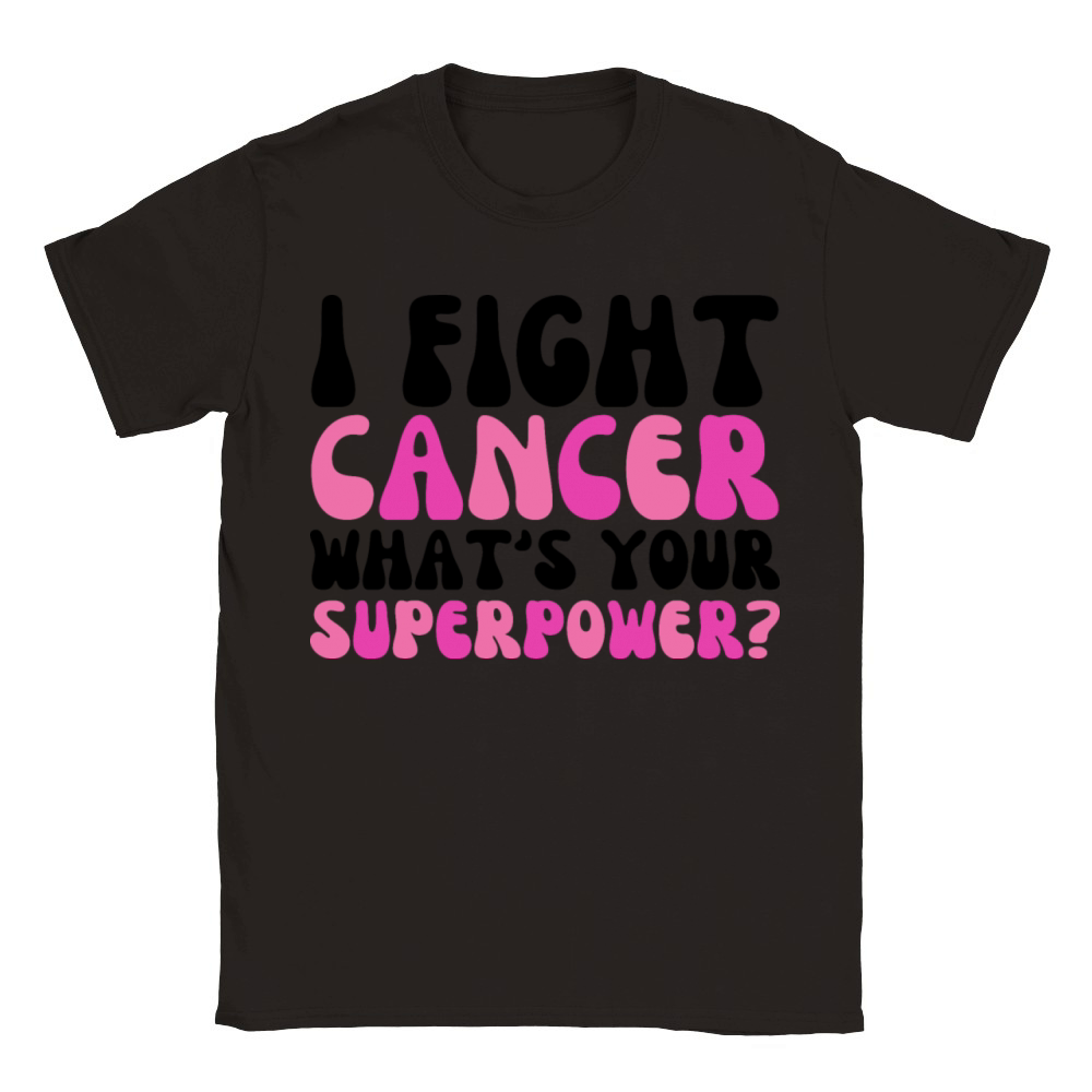 I Fight Cancer Whats Your Superpower Classic Kids Crewneck T-shirt