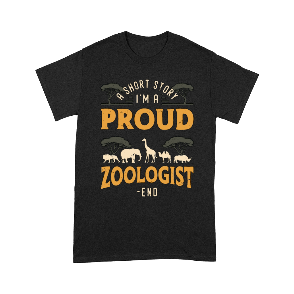 Zoologist A Short Story I Am A Proud Zookeeper Comfort T-shirt