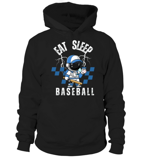 Eat Sleep Baseball Baseball Player Funny Baseball Hoodie Unisex