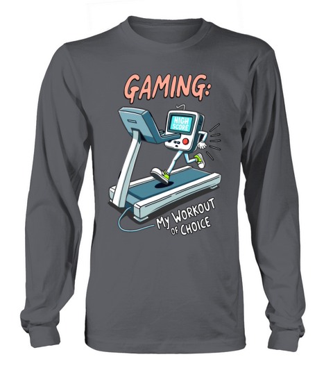 Gaming Workout - My Workout of Choice Humor Long sleeved Unisex