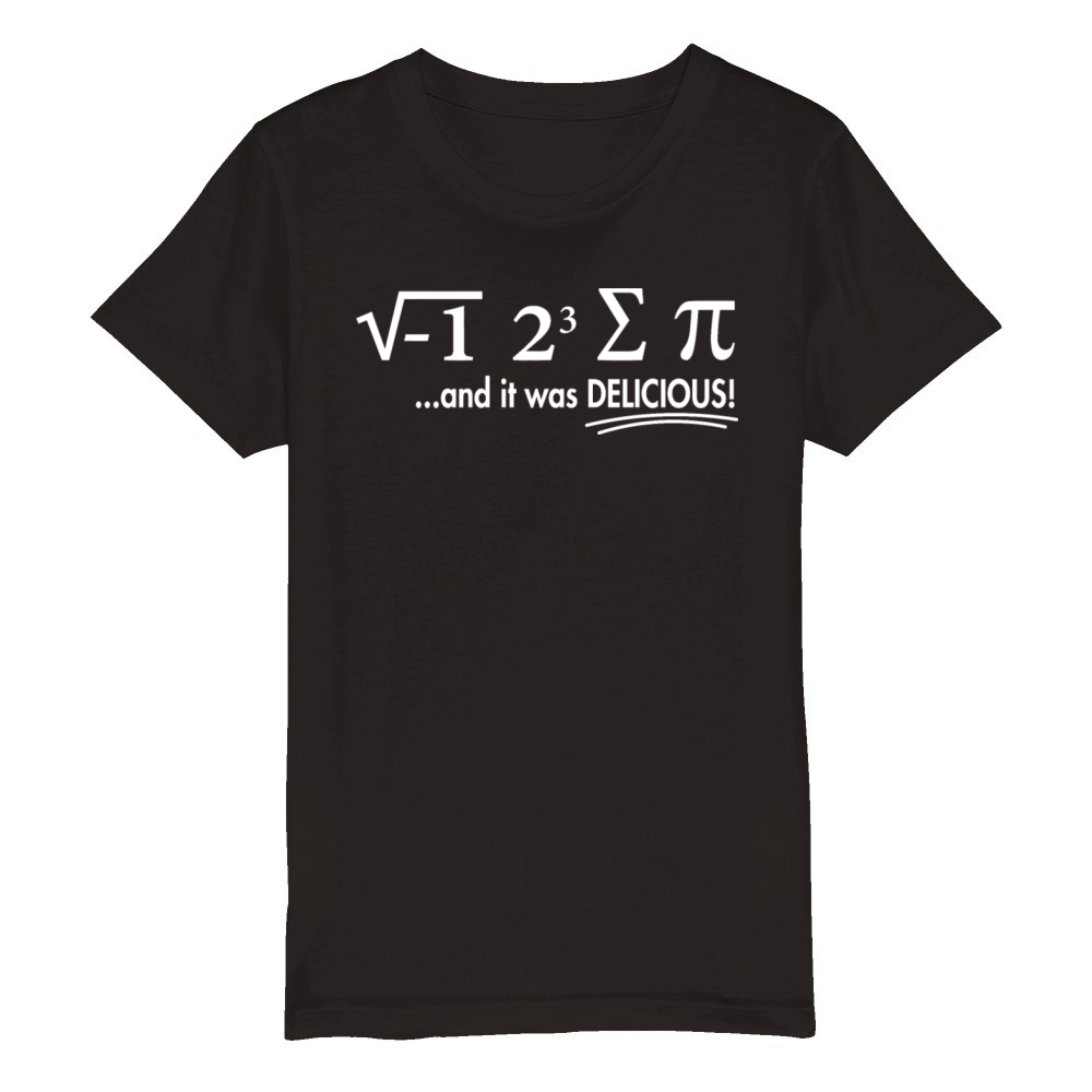 I Ate Some Pie And It Was Delicious 8 Pi Day 1BK5 Organic Kids Crewneck T-shirt
