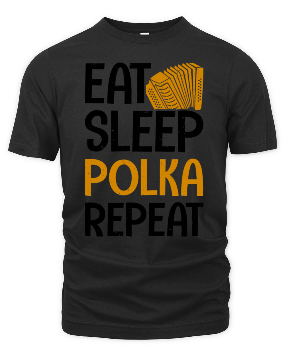 Funny Polka Dance Design for a Polka Muscian Organic Unisex T-shirt