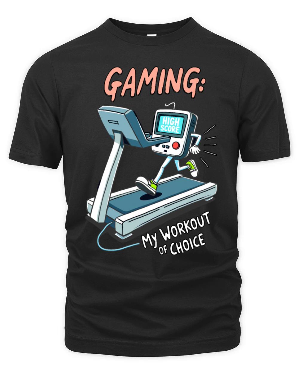 Gaming Workout - My Workout of Choice Humor Organic Unisex T-shirt