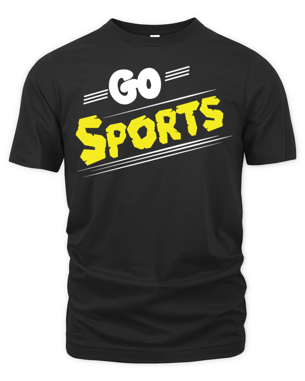 Go Sports Funny Sarcastic Saying Slogan Organic Unisex T-shirt