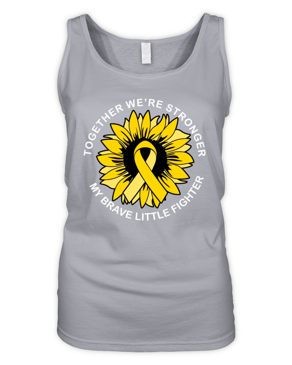 Brave Little Fighter Child Cancer Awareness Shirt Organic Women's Tank Top