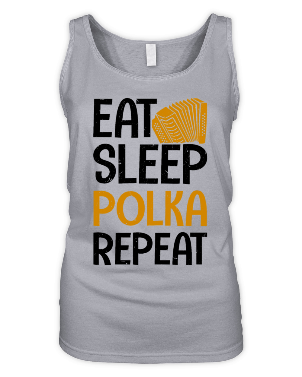 Funny Polka Dance Design for a Polka Muscian Organic Women's Tank Top