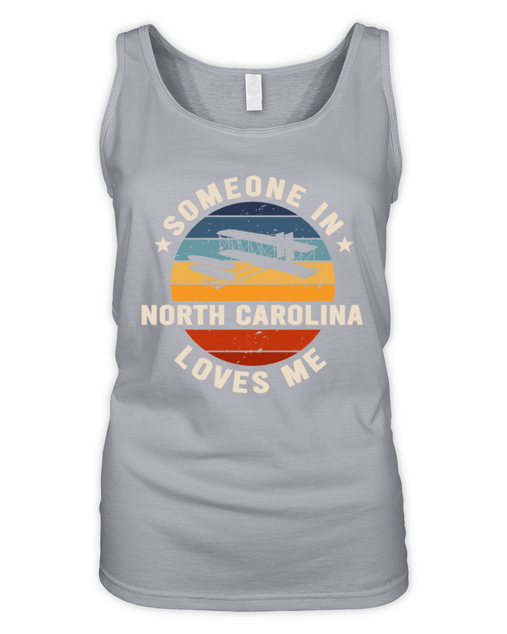 Someone In North Carolina Loves Me Organic Women's Tank Top