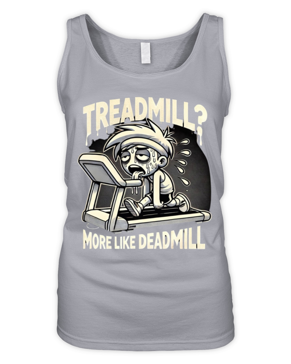 Treadmill More Like Deadmill - Funny Gym Organic Women's Tank Top