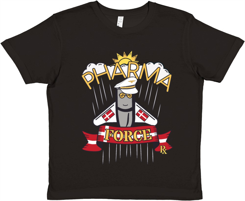 Pharmacy Denmark Pharma Force Premium Kids Crewneck T-shirt