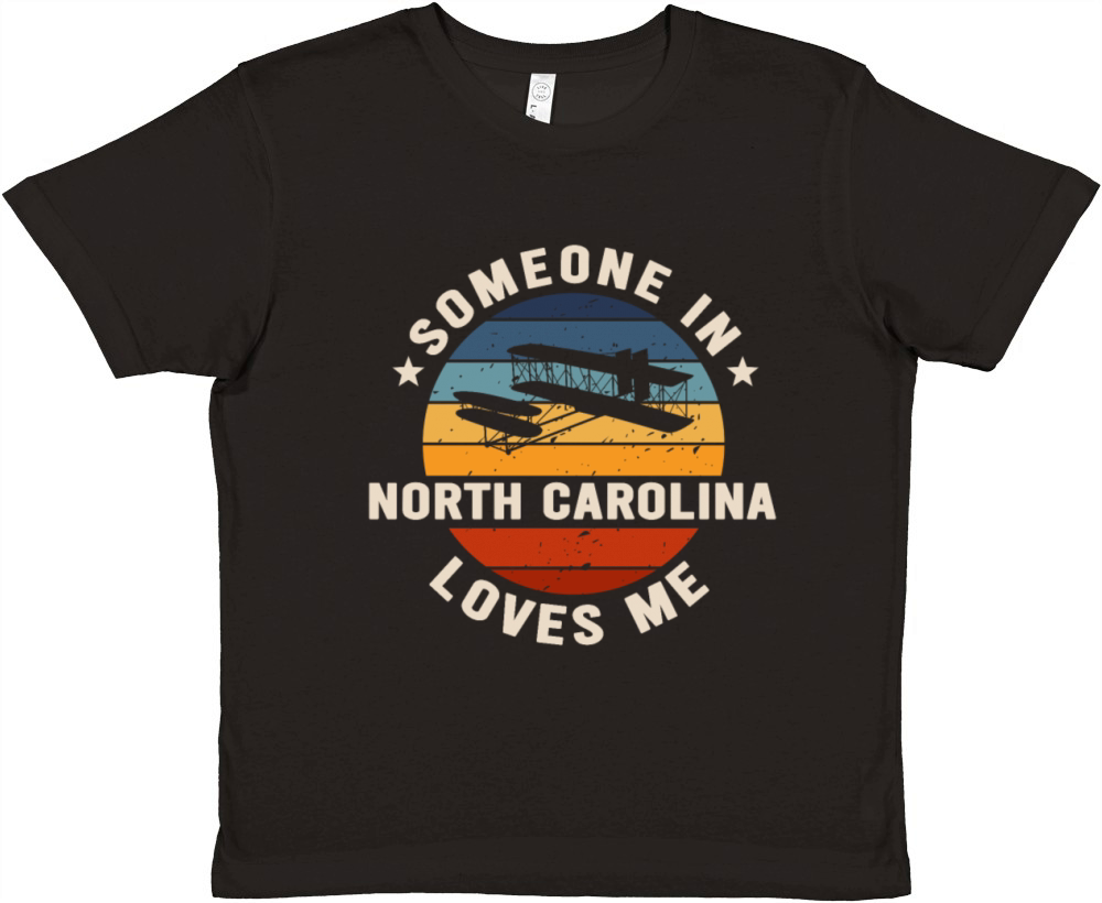 Someone In North Carolina Loves Me Premium Kids Crewneck T-shirt
