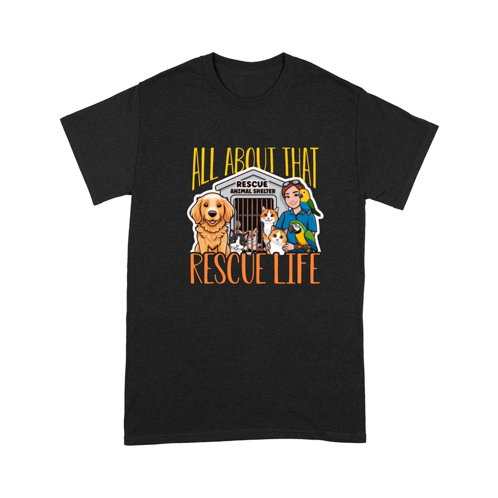 Animal Shelter All About That Rescue Veterinarian Premium T-shirt