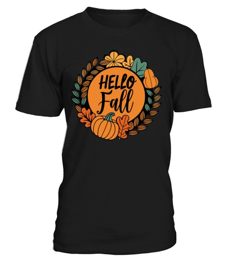 Hallo Fall Halloween Typography Vector V 01 T-Shirt Unisex