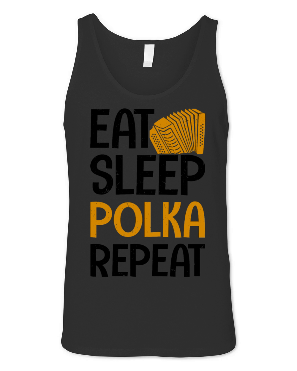 Funny Polka Dance Design for a Polka Muscian Unisex Jersey Tank