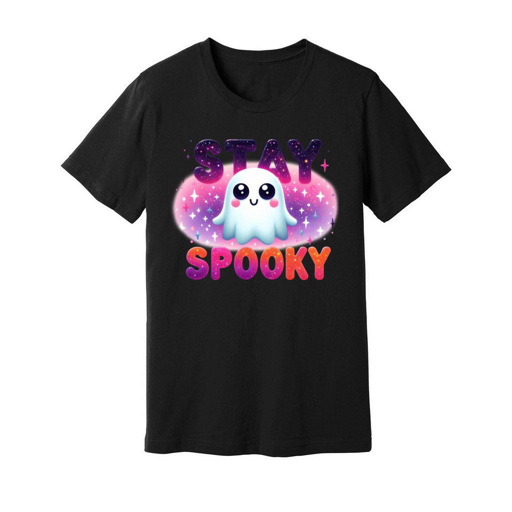 Cute Halloween Ghost Stay Spooky Unisex Jersey Tee