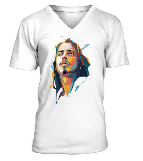 C cornell pop art V-Neck T-shirt