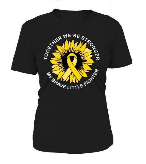 Brave Little Fighter Child Cancer Awareness Shirt Women's T-Shirt
