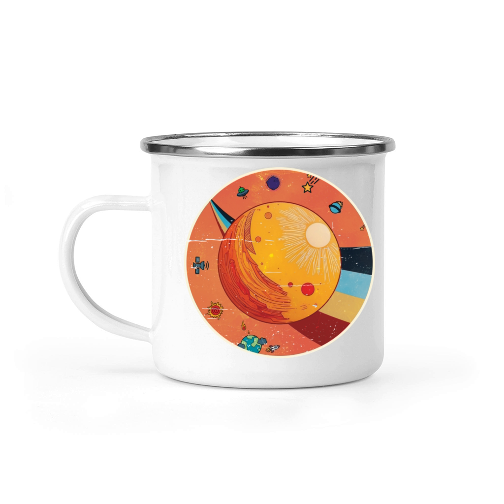 Sun - Planet Vintage Camping Mug