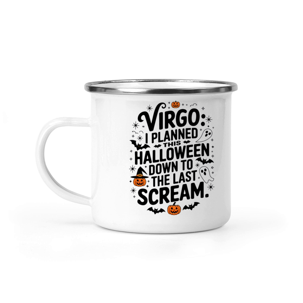 Virgo Halloween Funny Quote Camping Mug