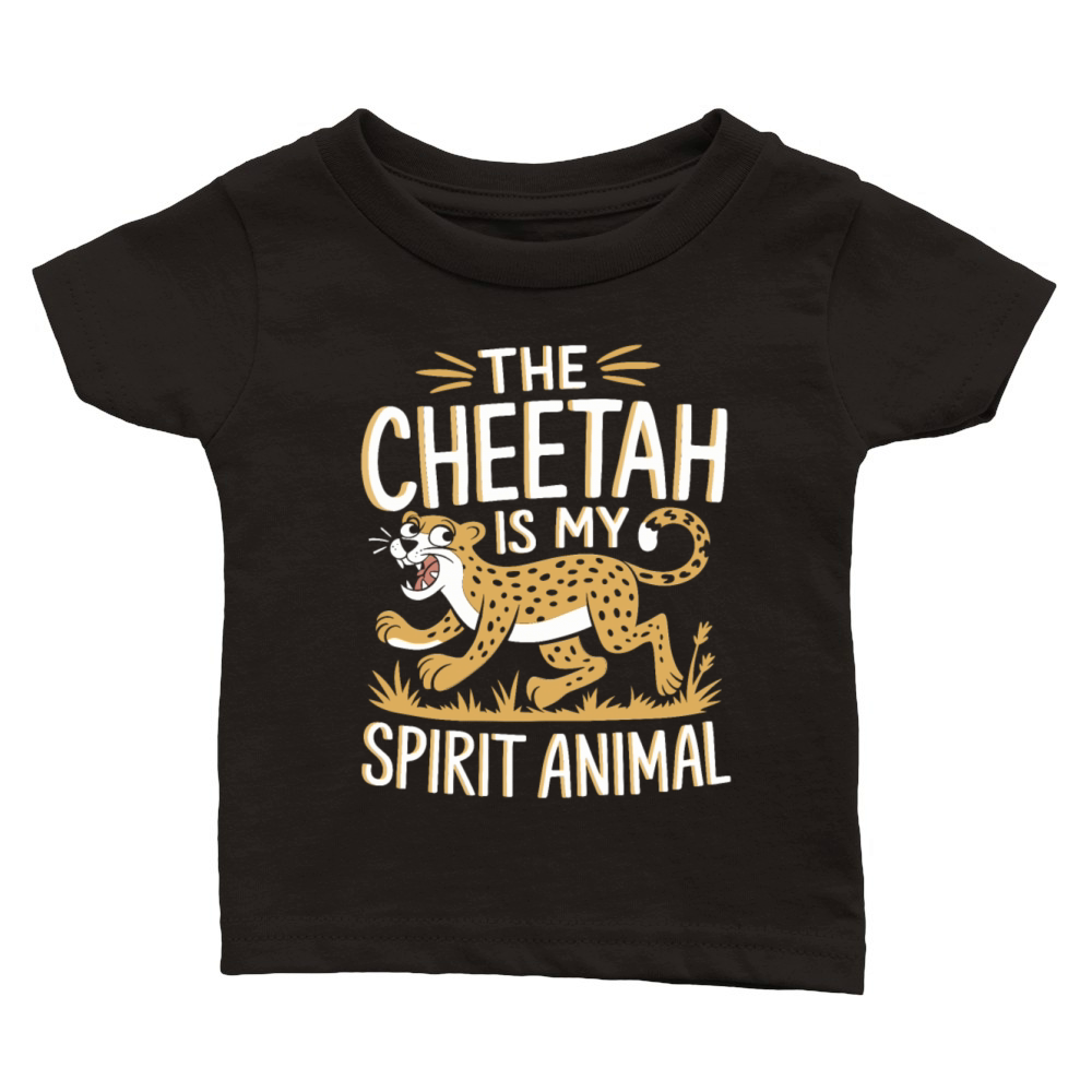 The Cheetah Is My Spirit Animal Classic Baby Crewneck T-shirt