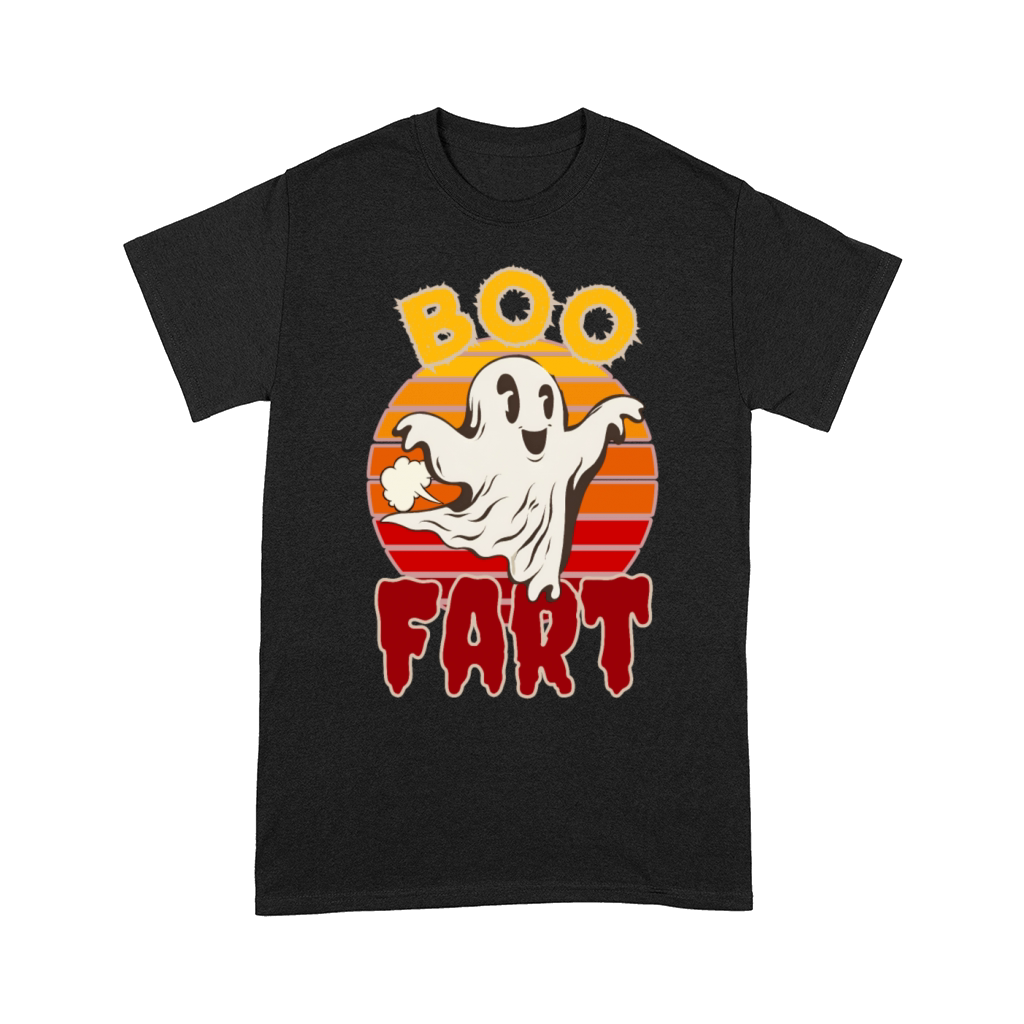 Boo fart funny farting ghost for Halloween Comfort T-shirt